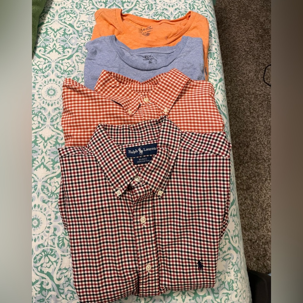 Ralph Lauren Men's Polo shirt bundle 4 for one